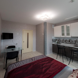 1-комнатные апартаменты студия с 1 двуспальной кроватью