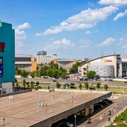 1-комнатные апартаменты улучшенные Москва, Ходынский бульвар, дом 2 с 1 двуспальной кроватью