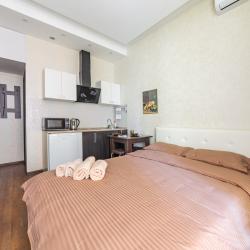 2-местные 1-комнатные апартаменты студия ул. Автозаводская, 23с931к4 с 1 двуспальной кроватью