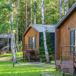 Дом с видом на лес c 2-мя спальнями 54м2