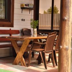 2-комнатный коттедж премиум с 3 односпальными и 1 двуспальной кроватью (мансарда)