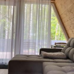 Дом A-frame c сауной