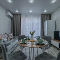 Апартаменты улучшенные Автомобильная, 8 с 1 двуспальной кроватью