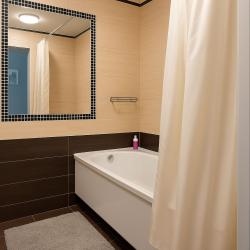 1-комнатные апартаменты студия Солнечная без балкона (мансарда)