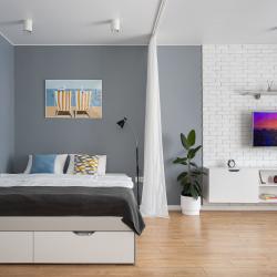 1-комнатные апартаменты студия