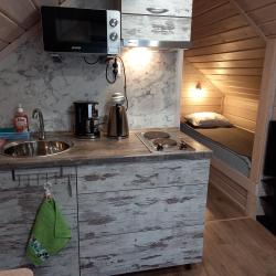 Фото Апартаменты мансарда на улице Бондарева 58а