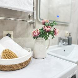 2-комнатные апартаменты люкс для 5 человек с кухней и парковкой
