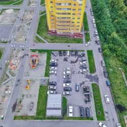 1-комнатные апартаменты студия с 1 двуспальной кроватью