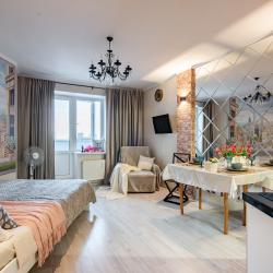 1-комнатные апартаменты студия Окно в New York_Санкт-Петербург, Мурино, Привокзальная пл., д.1а, к2