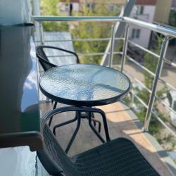 1-комнатные апартаменты студия с 1 двуспальной кроватью