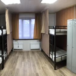 Кровать в 6-местном общем номере (удобства на этаже)