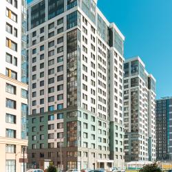 1-комнатные апартаменты студия Дизайнерская квартира на одного и двоих 4flats LAZURIT в Адмиралтейском районе