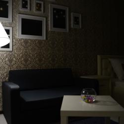 1-комнатные апартаменты стандарт с 1 двуспальной кроватью