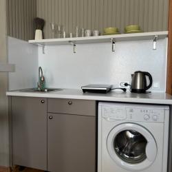 1-комнатные апартаменты студия с 1 двуспальной кроватью