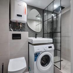 2-местные 1-комнатные апартаменты студия с 1 двуспальной кроватью