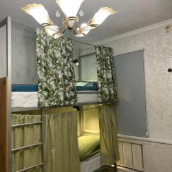 Кровать в 6-местном общем номере (удобства на этаже)