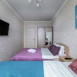 2-комнатные апартаменты улучшенные улица Галимджана Баруди, д. 4 с 1 двуспальной кроватью