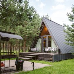 Коттедж №14 A-Frame (без купели, с террасой)