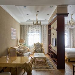 Апартаменты студия с 1 двуспальной кроватью