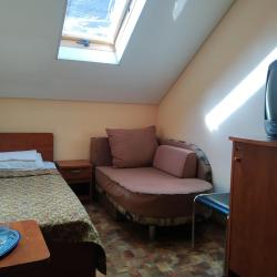 Номер эконом с 1 односпальной кроватью (общие удобства, мансарда)