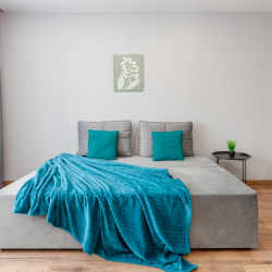 Апартаменты студия Мехзавод 1 квартал 69 с 2 двуспальными кроватями