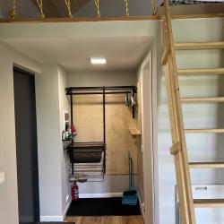 Домик синий