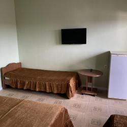 Номер стандарт с 2 односпальными и 1 двуспальной кроватью