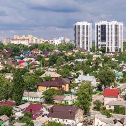 Фото Атмосферные видовые апартаменты на улице Славы 7