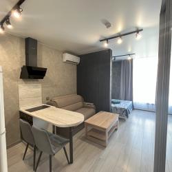 1-комнатные апартаменты студия КемКомфорт пр-т Притомский 25к4, 8 этаж, левое крыло