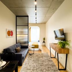 Апартаменты студия Almaty city, Abay avenue 38, 4 block, 84 (8401) apt