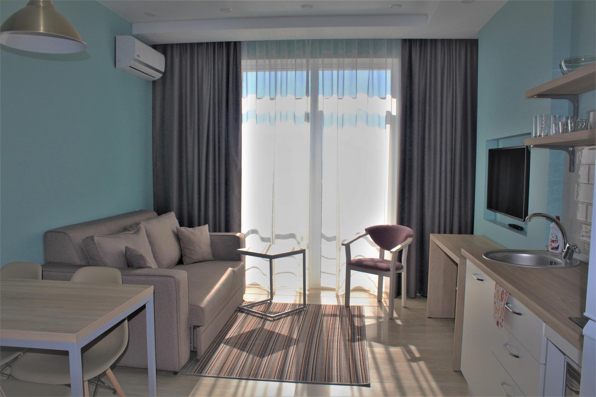 Апартаменты-студия, 45 м²