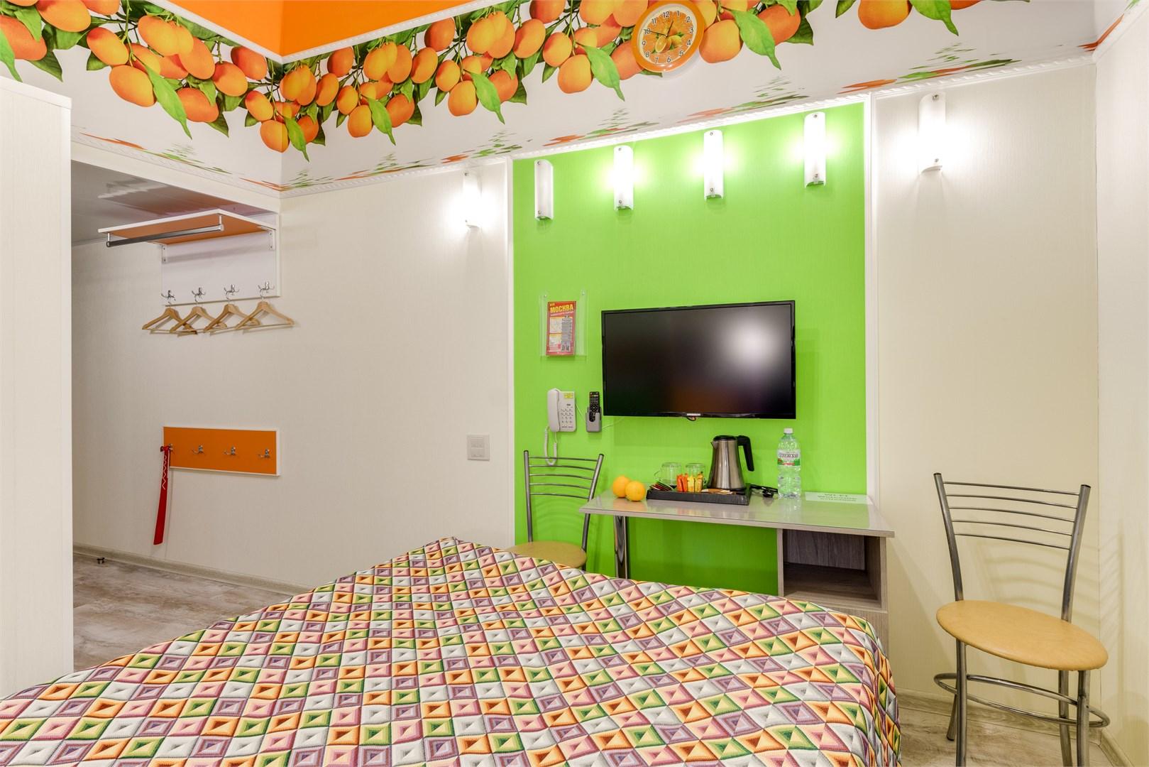 Номер стандарт с 1 двуспальной кроватью (oranges) 4