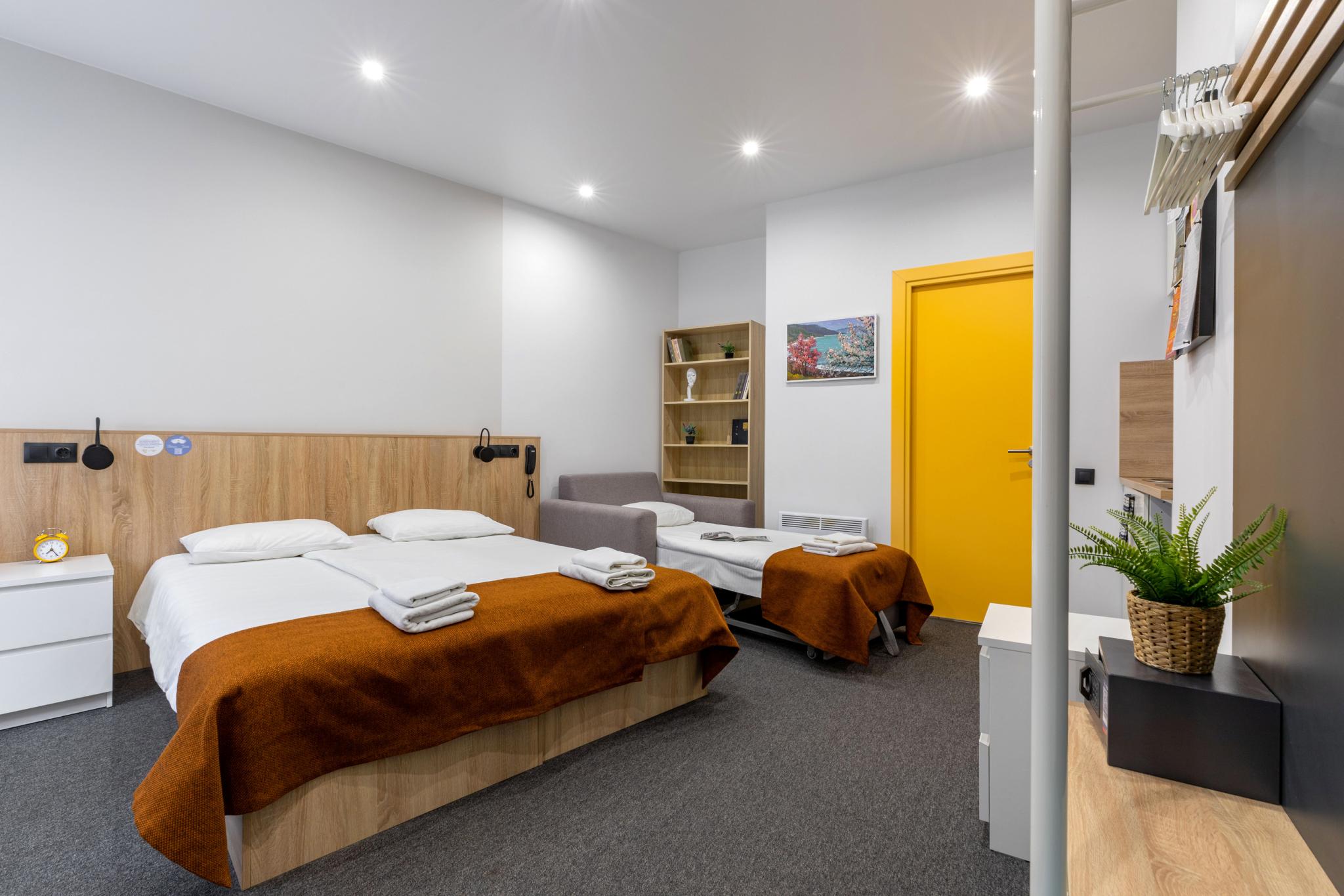 1-комнатные апартаменты, 25 м², 1 этаж
