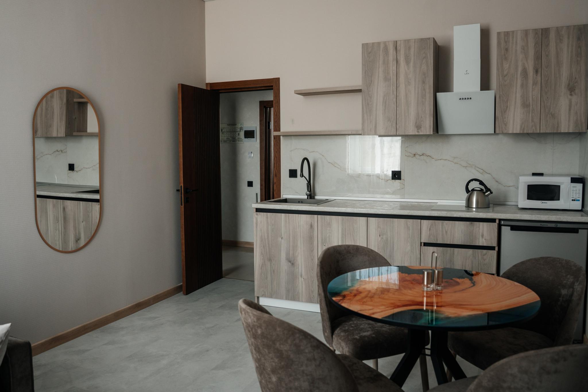 2-комнатные апартаменты, 35 м², 2 этаж