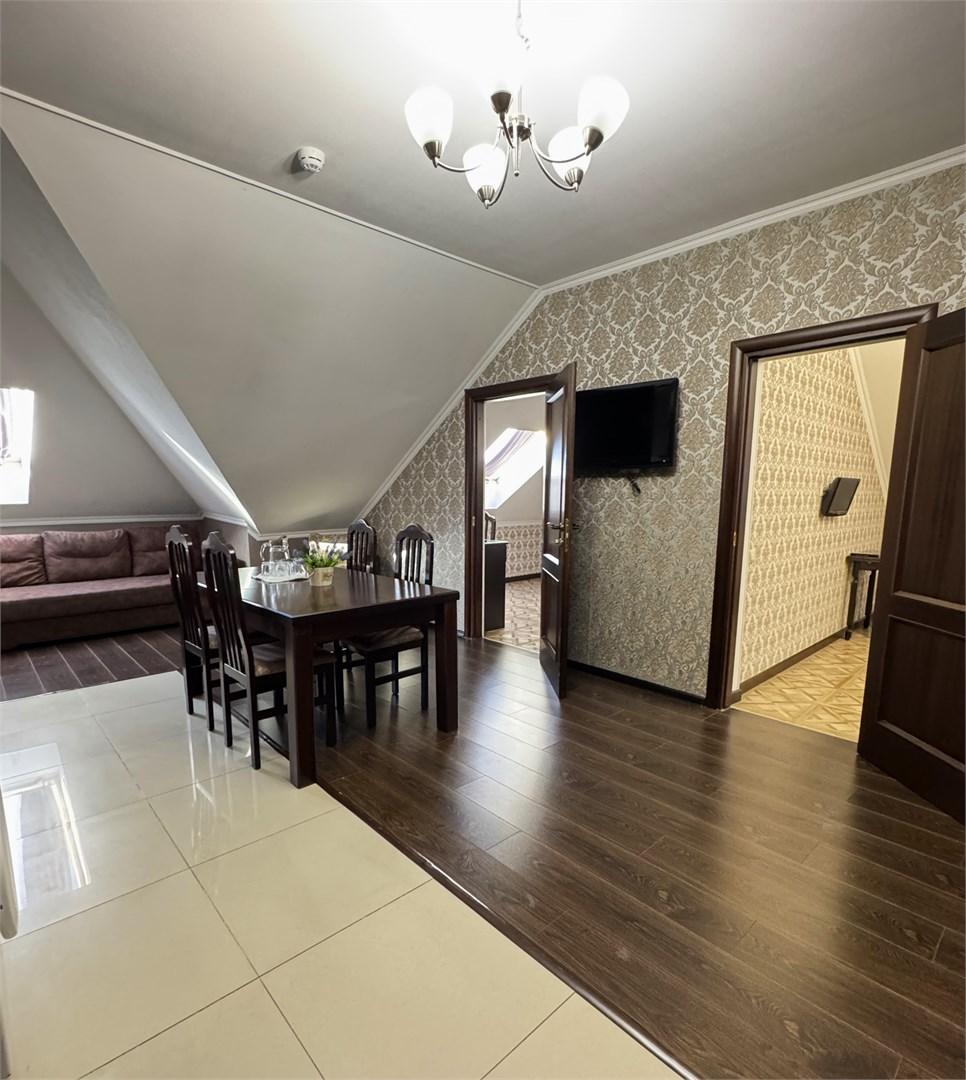 3-комнатные апартаменты стандарт с кухней (мансарда, 4 этаж) 4