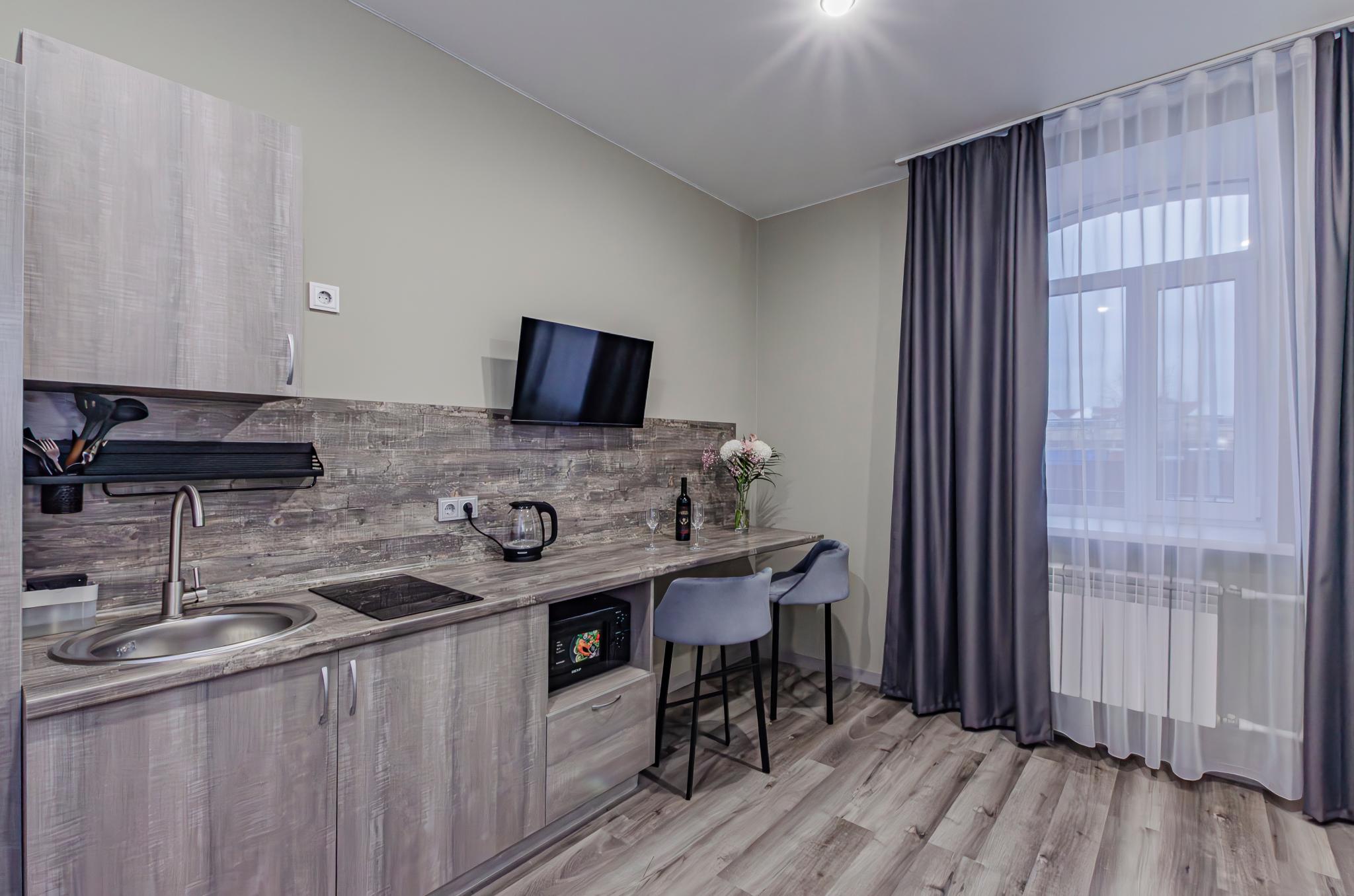 1-комнатные апартаменты, 20 м² 4