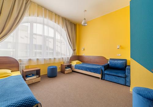 Номер эконом с 3 односпальными кроватями