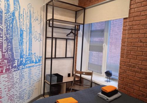 Номер эконом с 1 двуспальной кроватью (общие удобства)