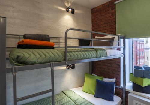 Номер эконом с двухъярусной кроватью (общие удобства)