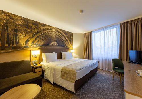 Номер стандарт с 1 двуспальной кроватью и софой