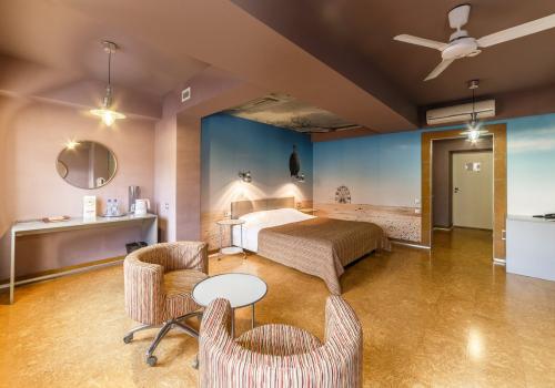 Апартаменты стандарт с 1 двуспальной кроватью