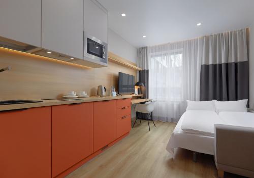 1-комнатные апартаменты студия