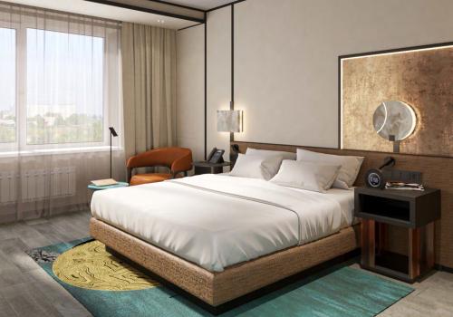 Номер люкс с 1 двуспальной кроватью с балконом