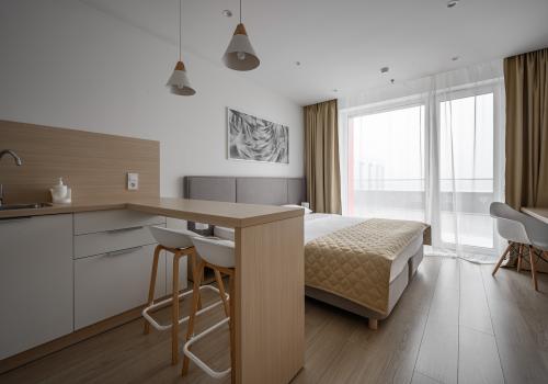 1-комнатные апартаменты стандарт c террасой