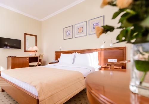 Номер стандарт с 1 двуспальной кроватью