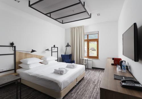 Номер супериор с 1 двуспальной кроватью и ванной