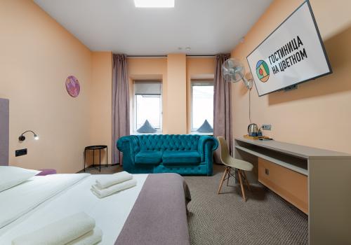 Номер делюкс с 1 двуспальной кроватью