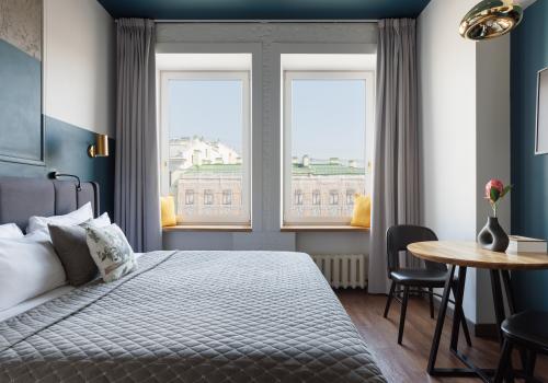 Номер делюкс с 1 двуспальной кроватью