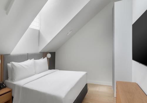 Апартаменты делюкс с 1 двуспальной кроватью (мансарда)