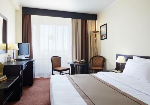 Номер стандарт бизнес с 1 двуспальной кроватью